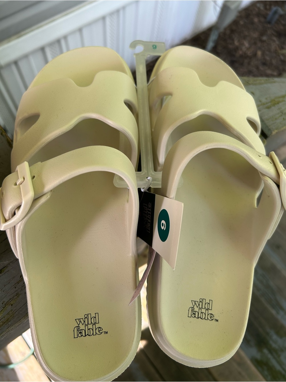 wild fable Double-Strap Slide Sandals